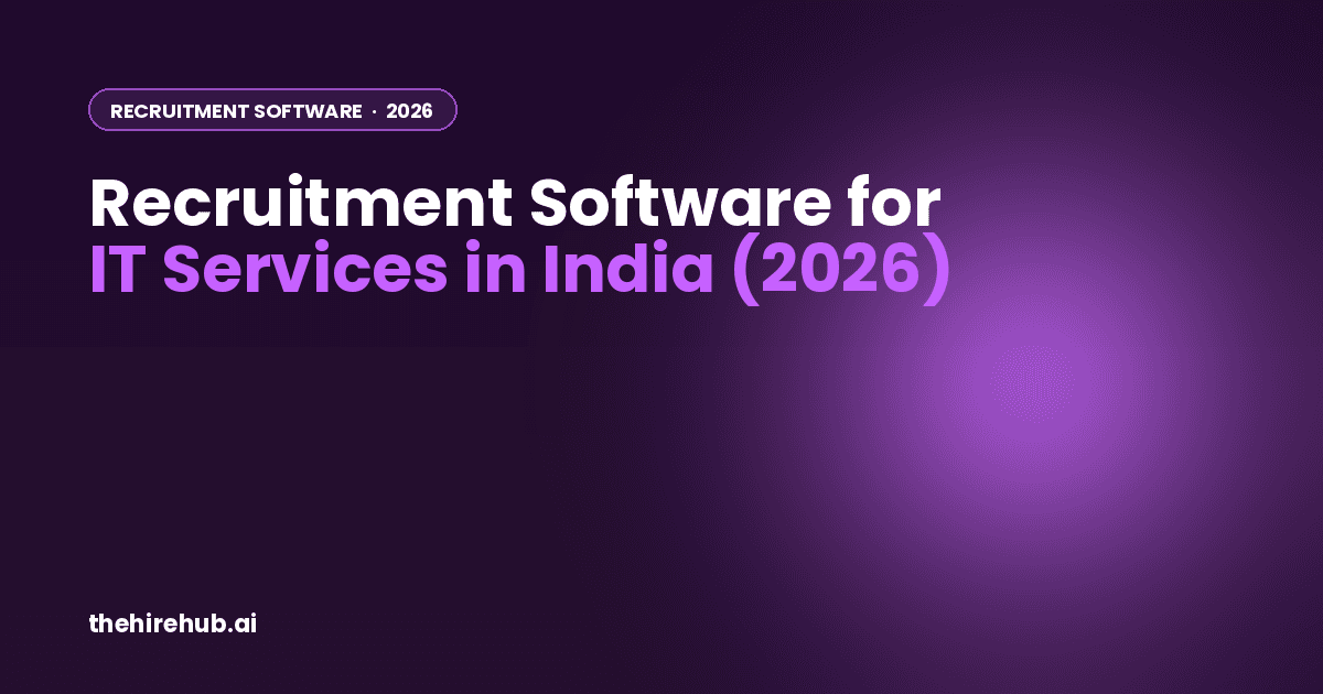 Recruitment Software for IT Services Companies in India (2026)