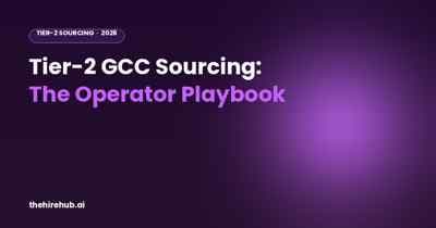 Tier-2 GCC Sourcing in India 2026: The Operator's Playbook for Pune, Coimbatore, Indore, Chandigarh, Jaipur, and Ahmedabad